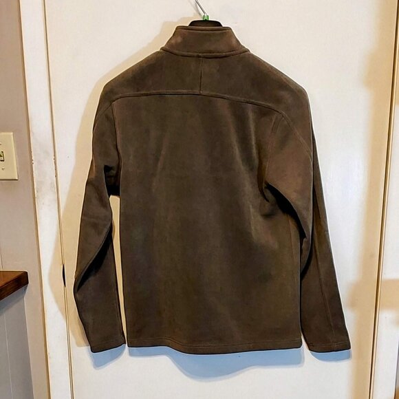 Royal Robins Men's Pullover Gray 1/4 Zip Front Long Sleeves SZ M Logo Classic - Picture 2 of 7